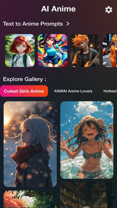 Tangkapan skrin Anime AI:Waifu Chatbot Fantasy