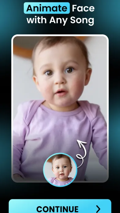 Ảnh chụp màn hình của Face Dance: Deepfake Animator