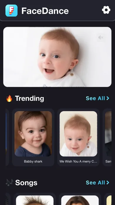 Ảnh chụp màn hình của Face Dance: Deepfake Animator