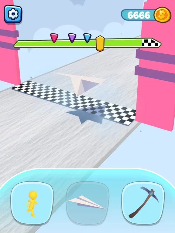 Shape Shifting Runner iPad  سکرین شاٹس