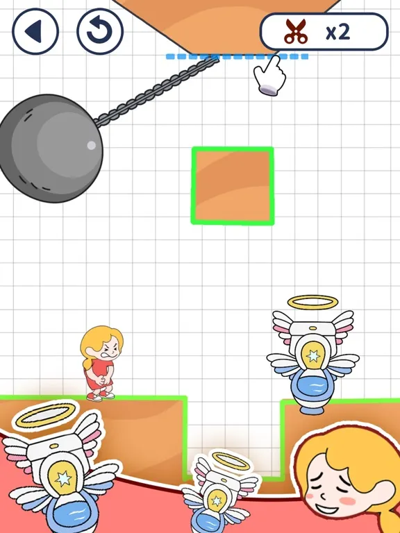 Capturas de pantalla de Toilet Puzzle：Slice Bridge 2D iPad 