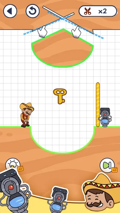 Capturas de pantalla de Toilet Puzzle：Slice Bridge 2D