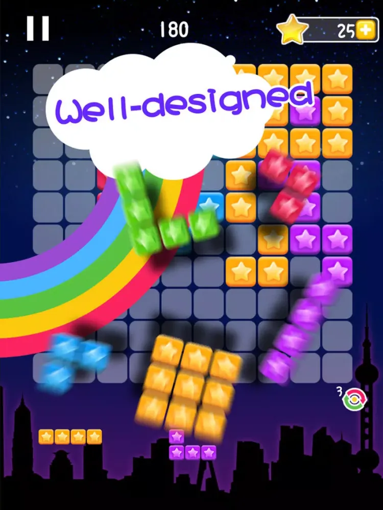 Ảnh chụp màn hình của Star Crush. iPad 
