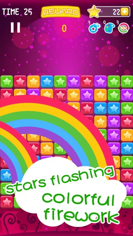 Ảnh chụp màn hình của Star Crush.