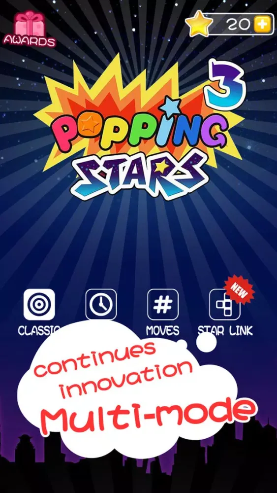 Ảnh chụp màn hình của Star Crush.
