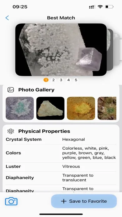 Tangkapan layar Stone Identifier: AI Scanner