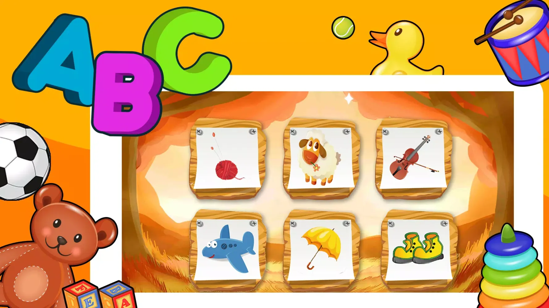 Capturas de tela do Learn ABC English