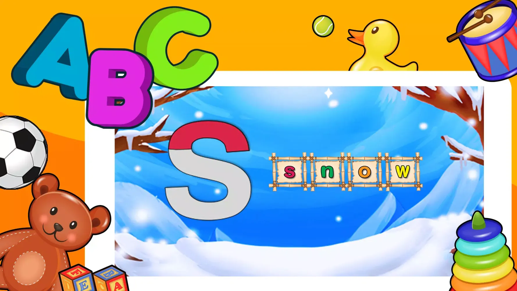 Capturas de tela do Learn ABC English