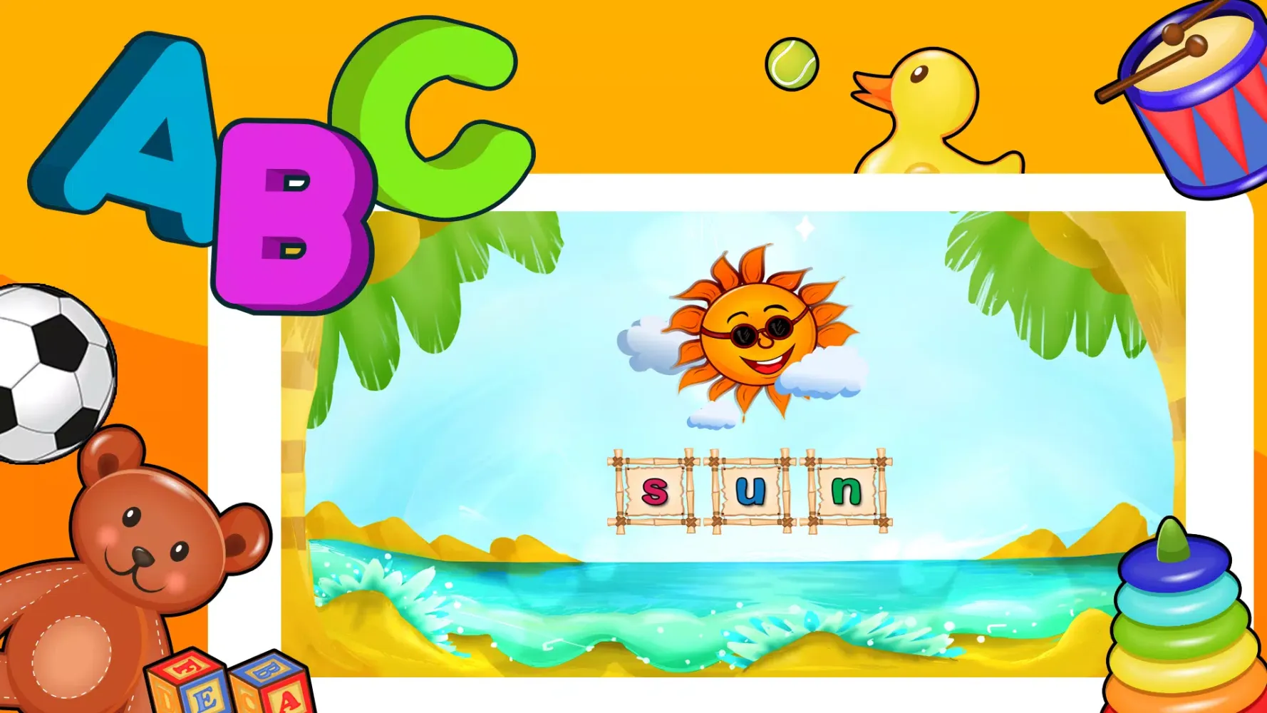 Capturas de tela do Learn ABC English
