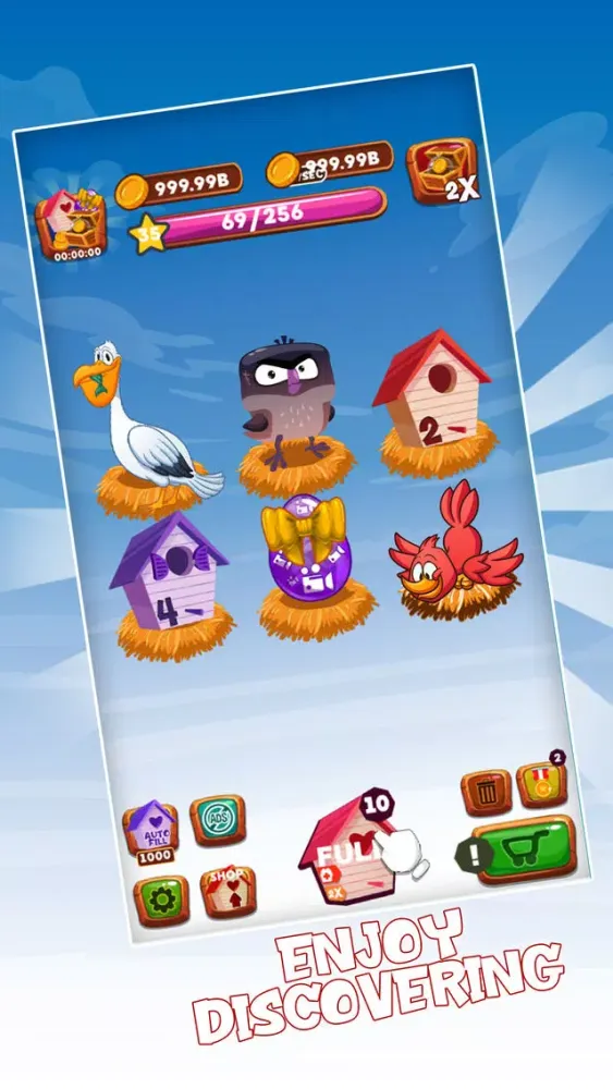 Merge Birds Go Epic Blast স্ক্রিনশট