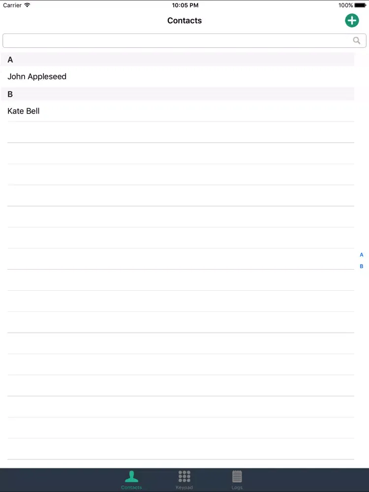 Capturas de pantalla de Expensacall iPad 
