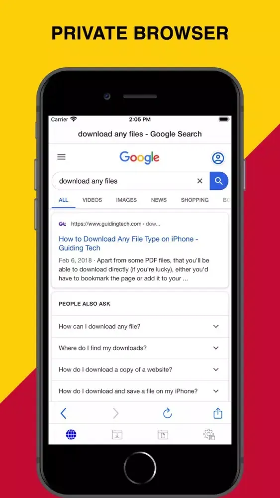 Browser & Offline Files স্ক্রিনশট
