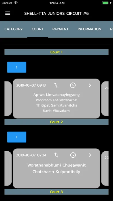 Ảnh chụp màn hình của Tennis ScoreBox