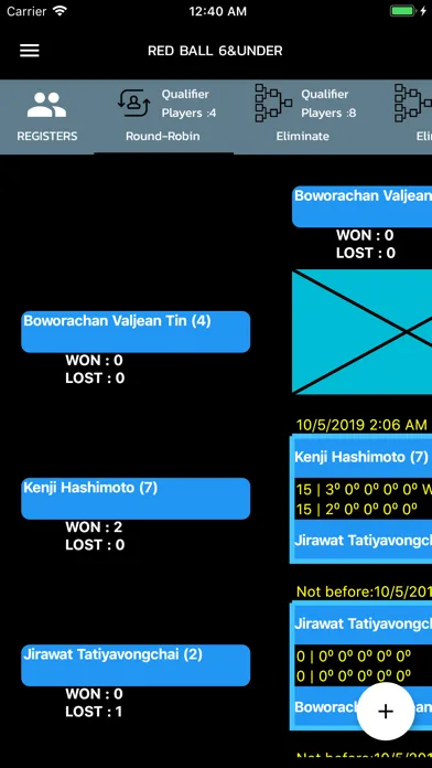 Ảnh chụp màn hình của Tennis ScoreBox