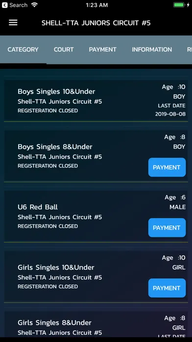 Ảnh chụp màn hình của Tennis ScoreBox