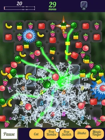 Happy Fruit Match Three iPad  Screenshots