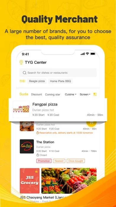 Tangkapan skrin JSS Food Delivery