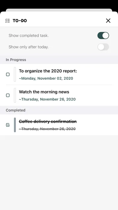 Todays - Managing a day應用截圖