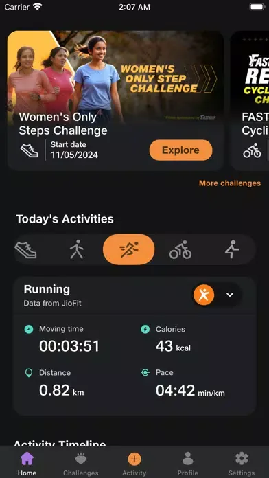 JioFit Screenshots