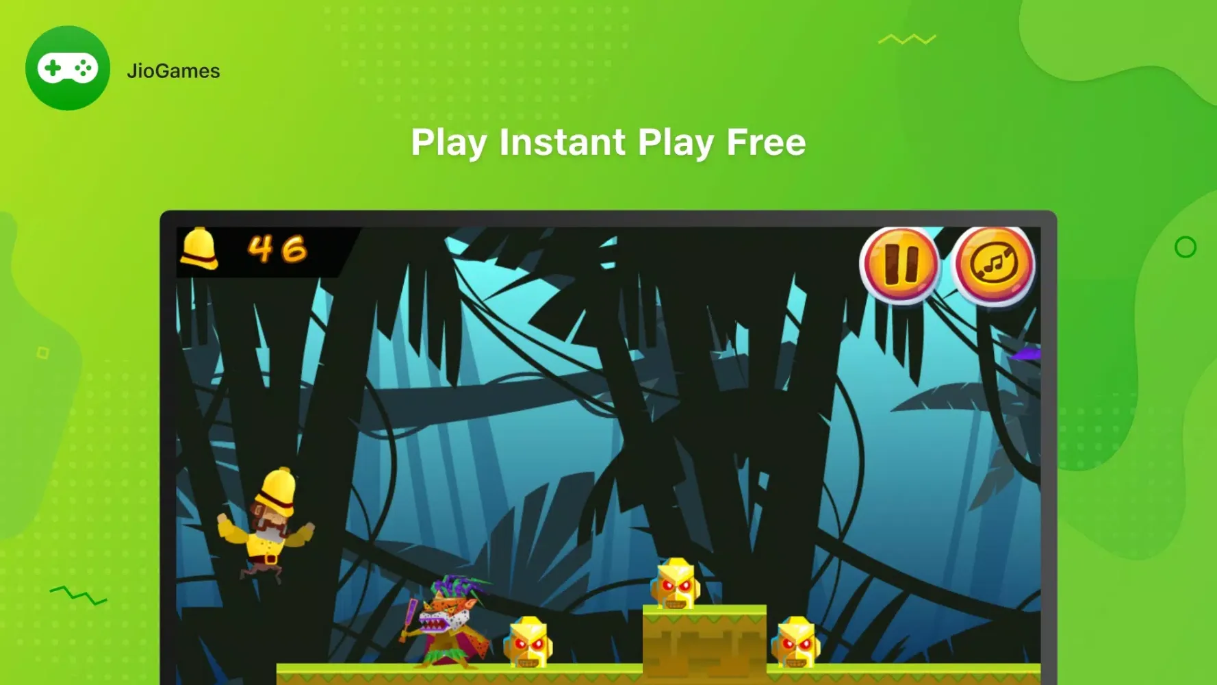 Tangkapan skrin JioGames