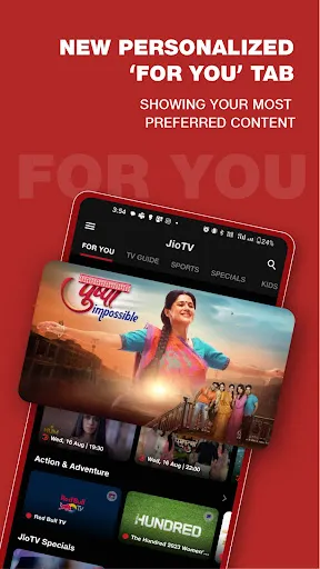 JioTV: Live TV, Catch-Up & OTT Screenshots