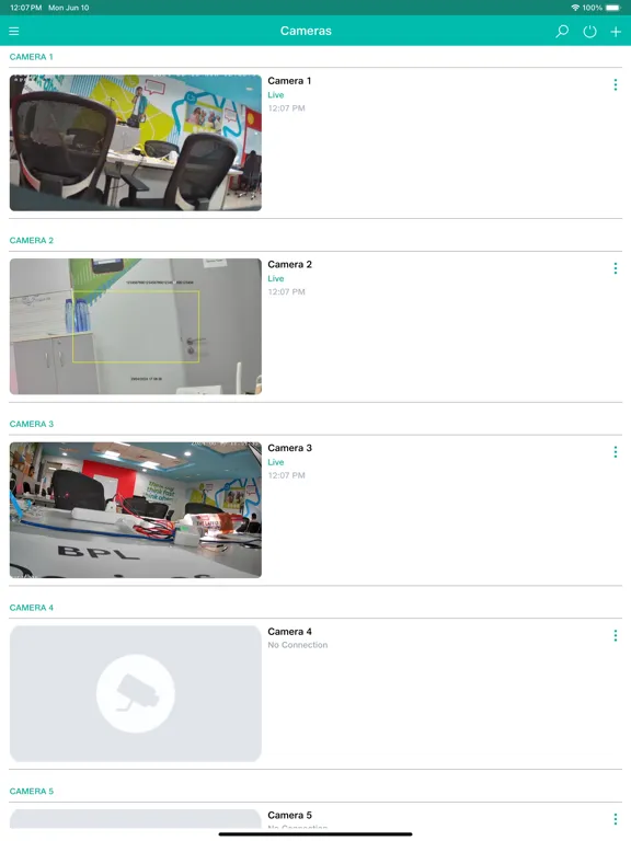 Captures d'écran de JioSecure iPad 
