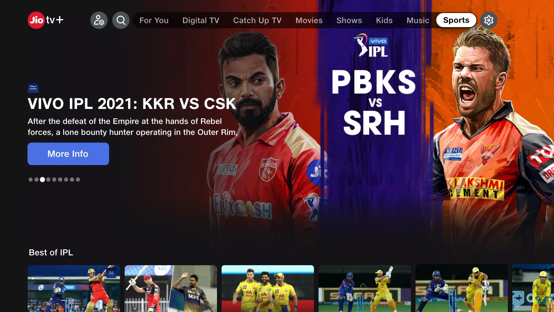 Jiotv+ Screenshots