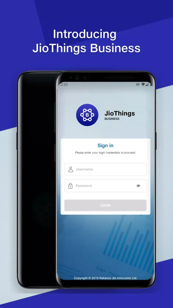 Capturas de tela do JioThings Business