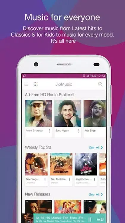 Jio Music - Live Music On Ekran Görüntüleri
