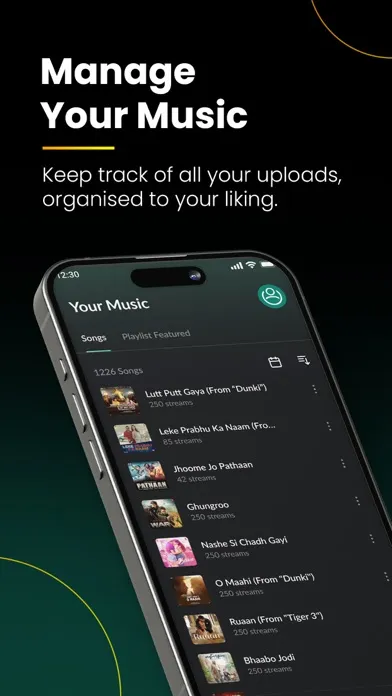 JioSaavn ArtistOne應用截圖