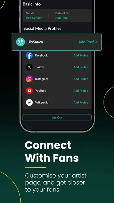 JioSaavn ArtistOne應用截圖