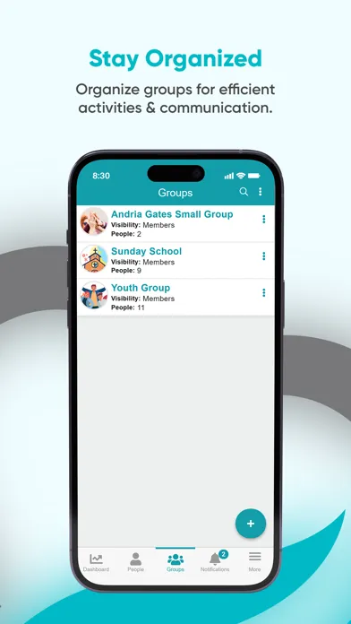 Capturas de pantalla de ChMeetings