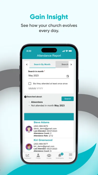 Capturas de pantalla de ChMeetings