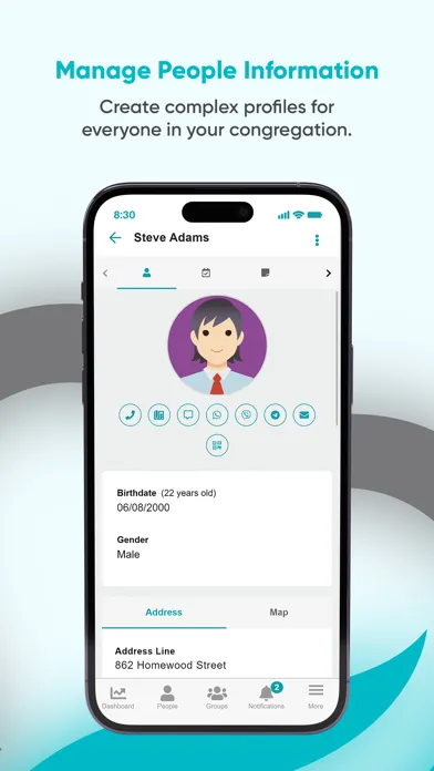Capturas de pantalla de ChMeetings