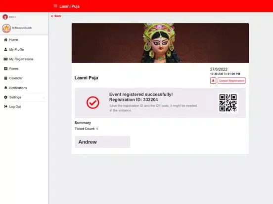 Ảnh chụp màn hình của BASC Mobile App iPad 