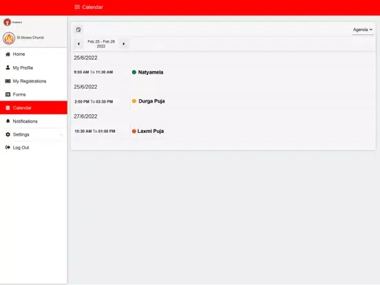 Ảnh chụp màn hình của BASC Mobile App iPad 