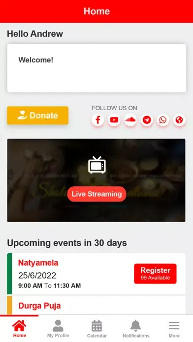 Ảnh chụp màn hình của BASC Mobile App