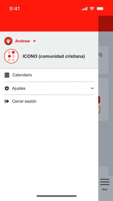 Скриншоты ICONO (comunidad cristiana)