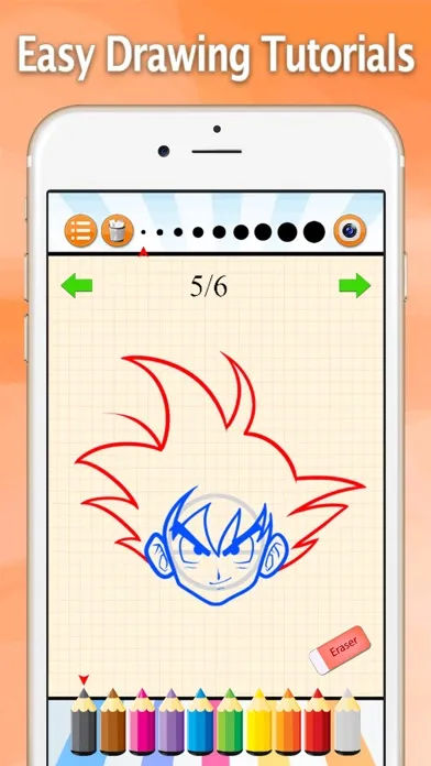 Tangkapan skrin How to Draw for Dragon Ball Z Drawing and Coloring