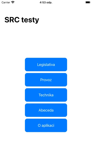 SRC zkoušky应用截图