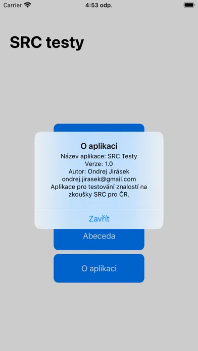SRC zkoušky应用截图