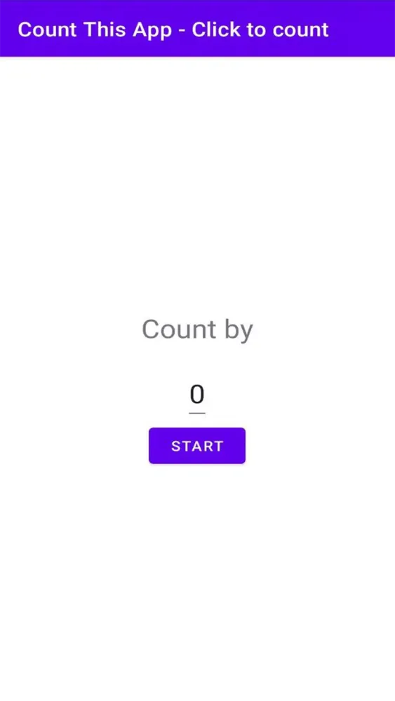 Tangkapan layar Count This App