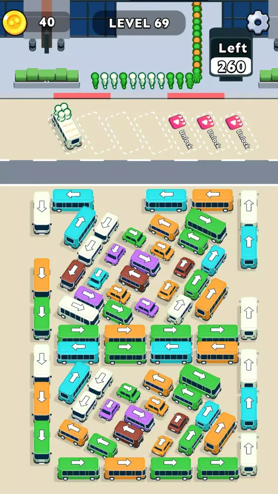 Bus Jam Unstuck Puzzle 스크린샷