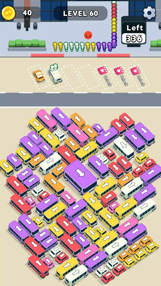 Bus Jam Unstuck Puzzle 스크린샷