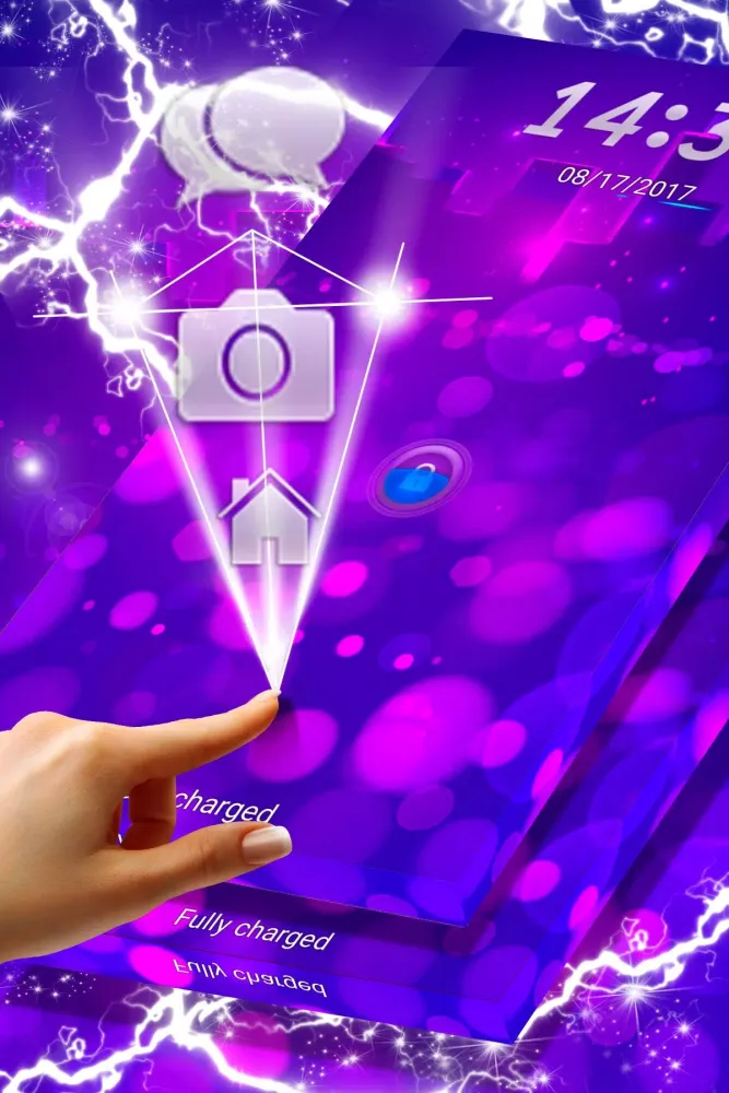 Purple Locker Theme Screenshots