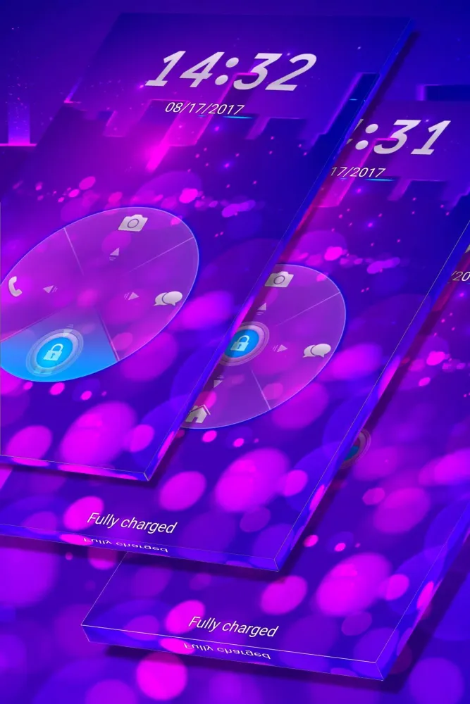 Purple Locker Theme Screenshots