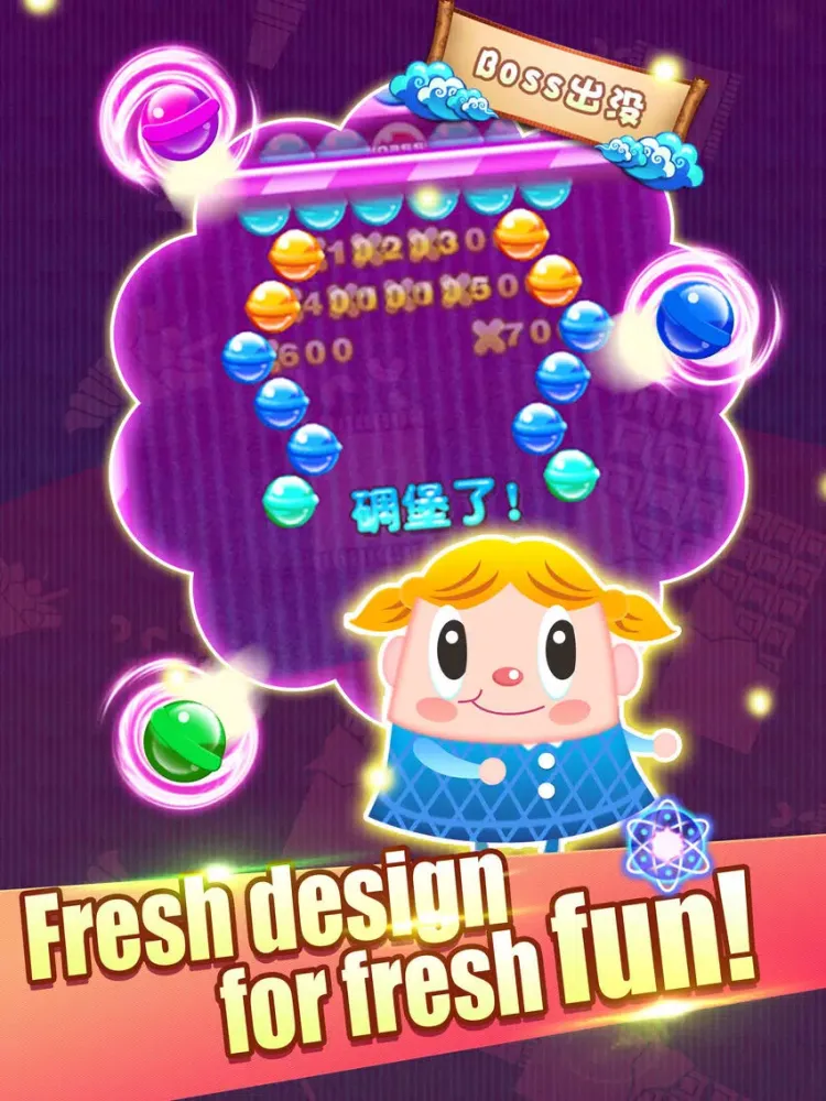 Captures d'écran de Bubble Candy—the most puzzle game iPad 