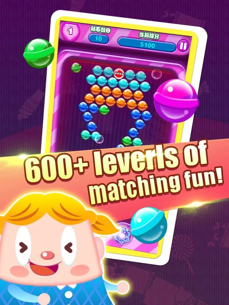 Captures d'écran de Bubble Candy—the most puzzle game iPad 