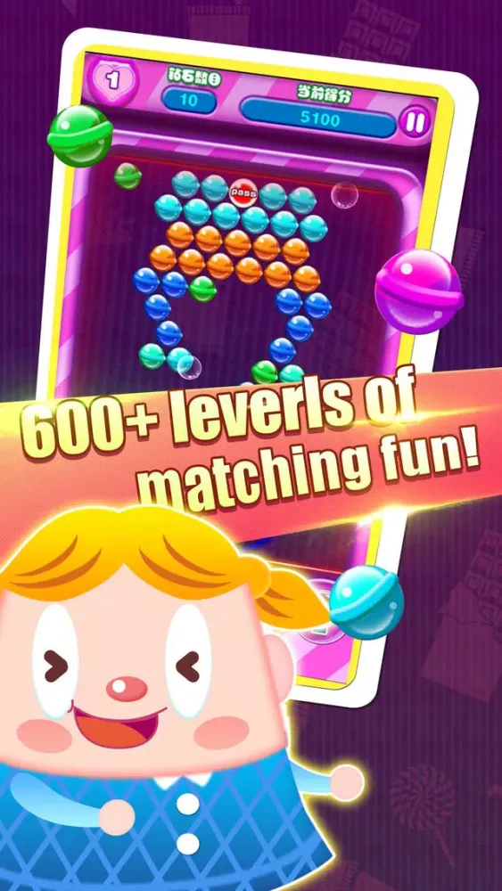 Captures d'écran de Bubble Candy—the most puzzle game