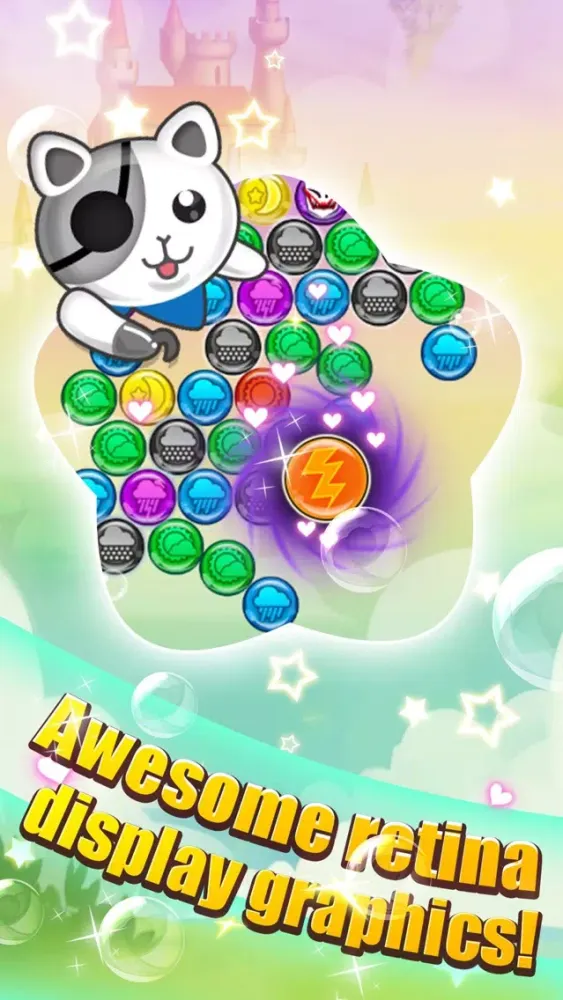 Cute Bubble Cat—The most interesting game应用截图